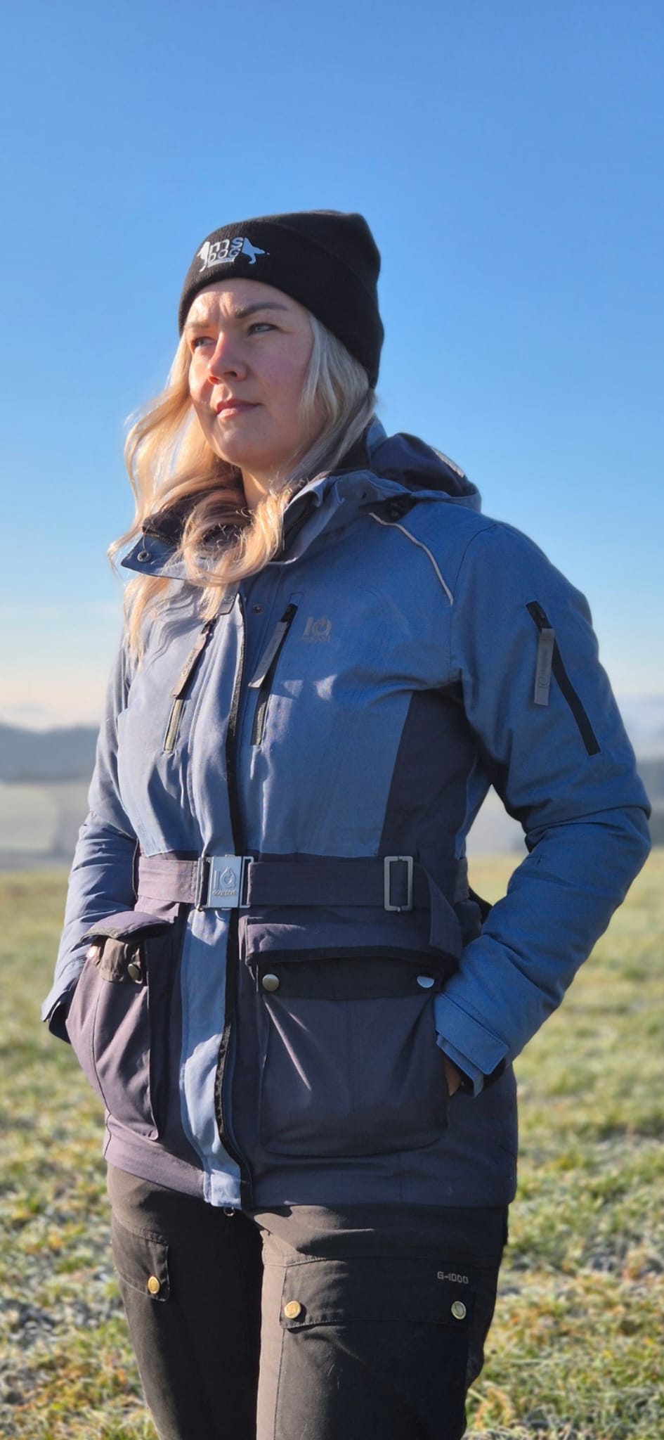 Multifunktionsjacke blau I