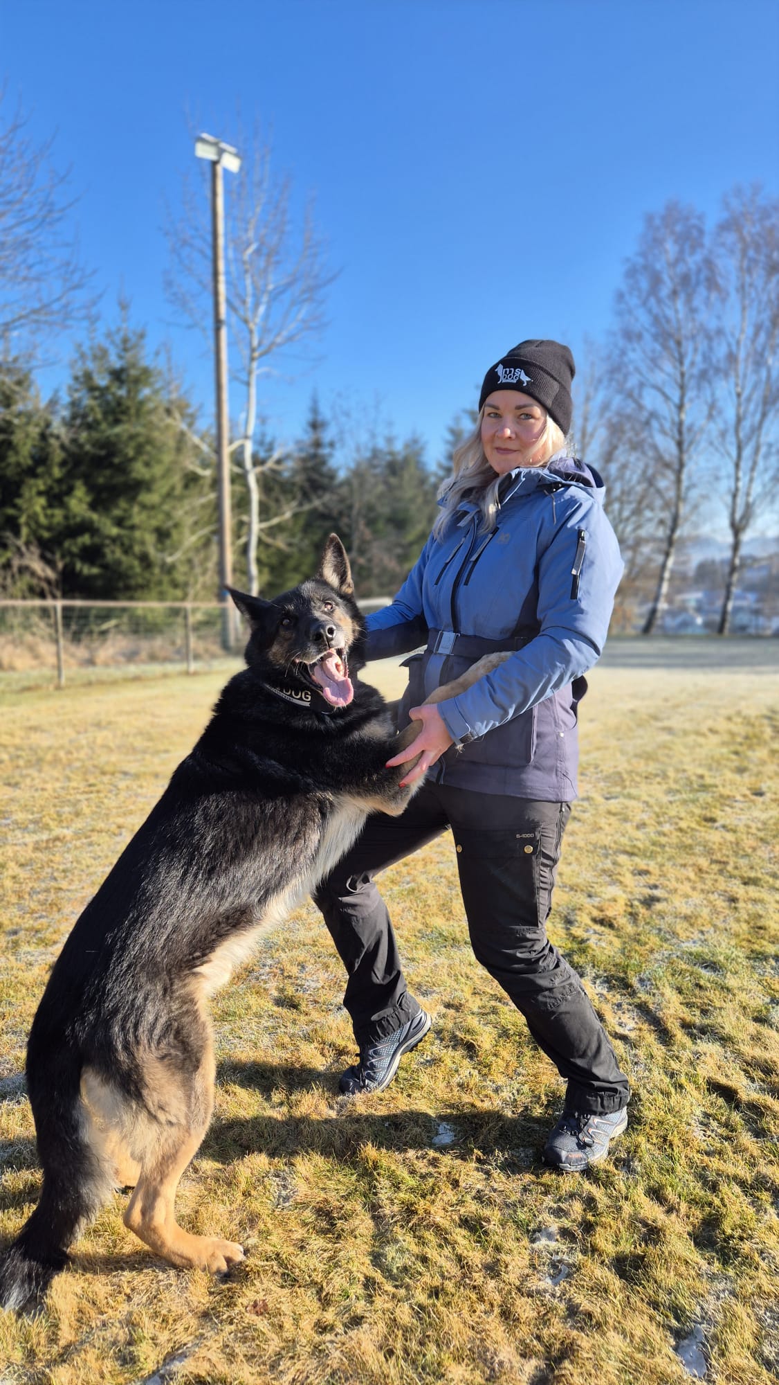 Multifunktionsjacke blau III