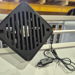 Hundebox-Lüfter in Schwarz